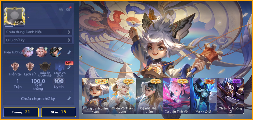vanheo than thám, tel vu thần long, lavi tinh vệ